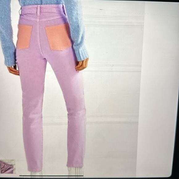 Staud purple jeans #5 - Picture 1 of 5
